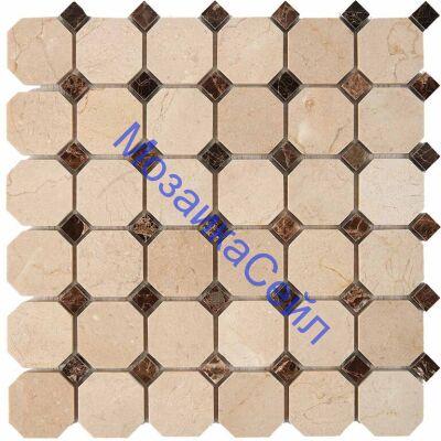 ������� ��������� PIX212 Pixmosaic PIX 212 ������������ ������� ���������� Cream marfil Dark Emperador