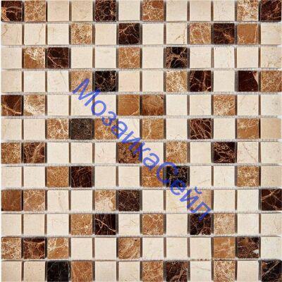 ������� ��������� PIX269 Pixmosaic PIX 269 ������������ ������� ���������� Emperador Dark, light, Crema Nova