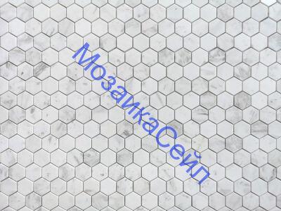 ������� �������� Dolomiti bianco POL hex 23x40x7 LeeDo Caramelle Pietrine Hexagonal