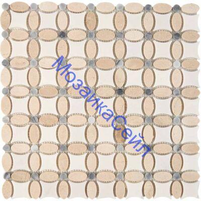 ������� ��������� PIX281 Pixmosaic PIX 281 ������������ ������� Cream marfil Thassos Athens grey