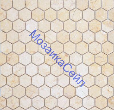������� �������� Botticino MAT hex 18x30x6 LeeDo Caramelle Pietrine Hexagonal