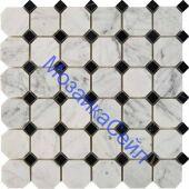 ������� ��������� PIX209 Pixmosaic PIX 209 ������������ ����� ������ Bianca Carrara Nero Marquina