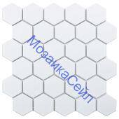 ������������ ������� Geometry Hexagon small White Matt 51x59 Starmosaic