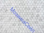 ������� �������� Dolomiti bianco POL hex 23x40x7 LeeDo Caramelle Pietrine Hexagonal