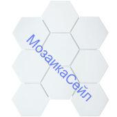 ������������ ������� Geometry Hexagon Big White Matt 95x110 Starmosaic ����� �������